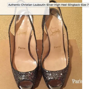 Christian Louboutin sling backs